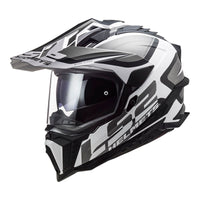 New LS2 Explorer Alter Helmet - Matte Black / White (L) #LS2MX701ALTMBWL