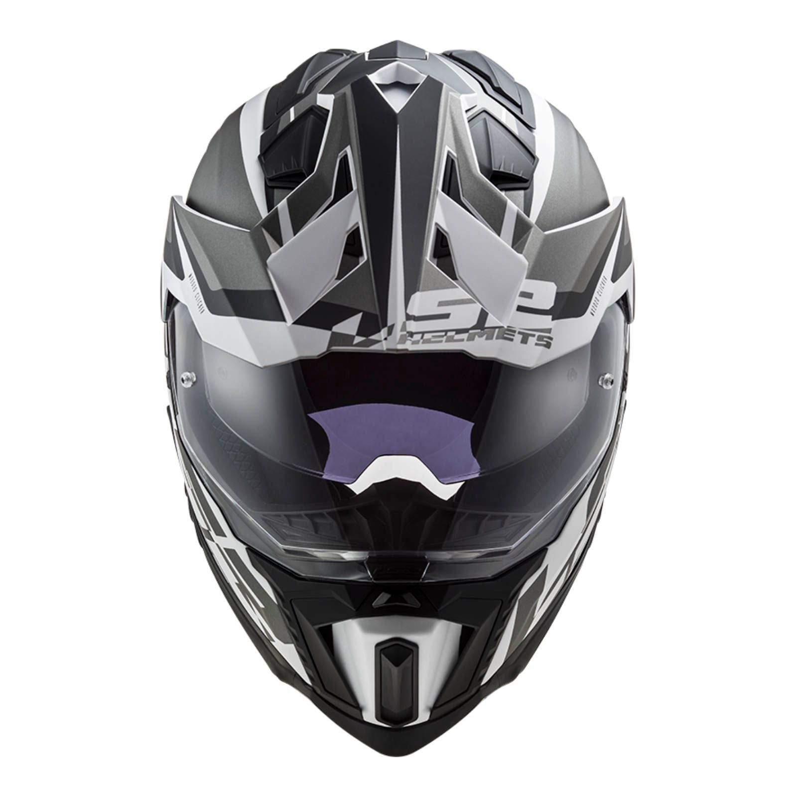 New LS2 Explorer Alter Helmet - Matte Black / White (XL) #LS2MX701ALTMBWXL