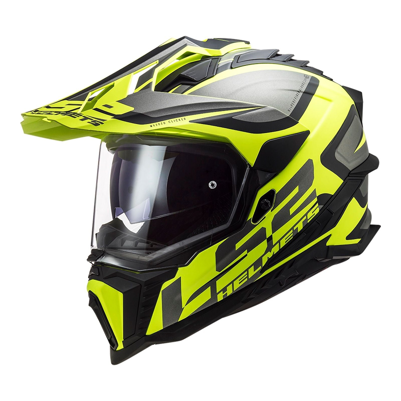 New LS2 Explorer Alter Helmet - Matte Black / Hi-Vis (XL) #LS2MX701ALTMBYXL