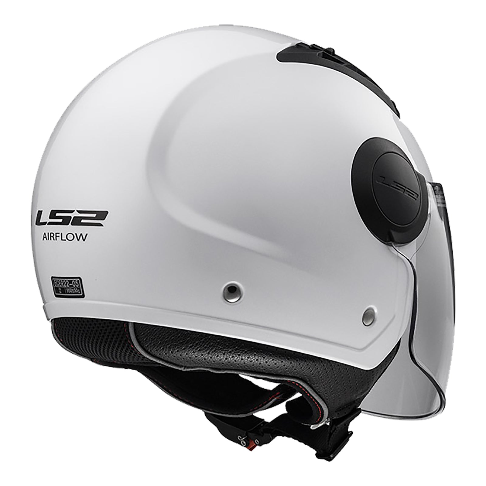 New LS2 OF562 Airflow-L Solid Helmet - White (XXS) #LS2OF562WXXS