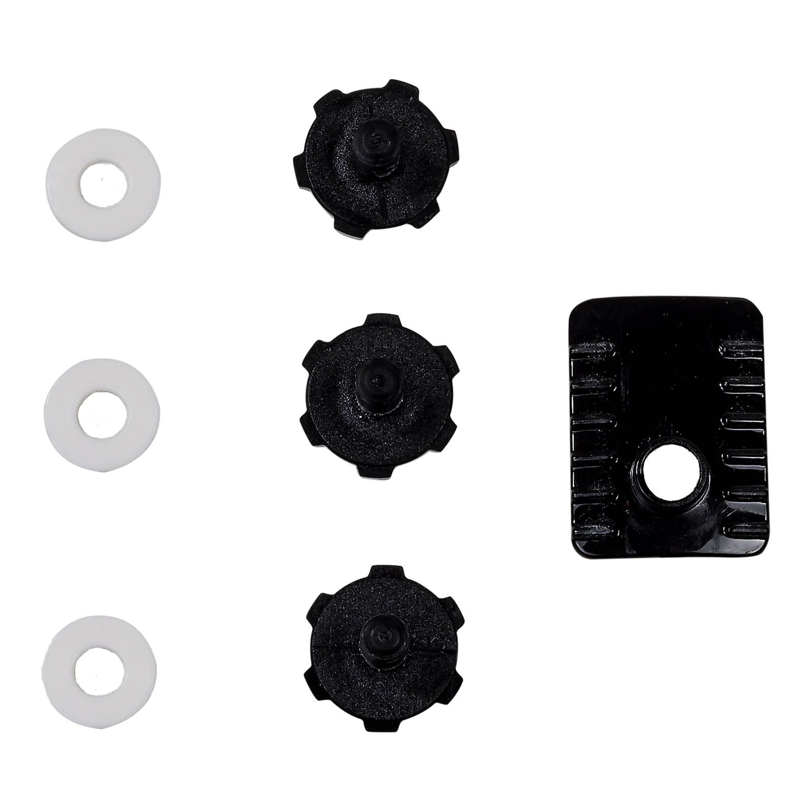 LS2 Helmet Accessories - MX470 Subverter Peak Screw Set - Black #LS2Z800470PKS02