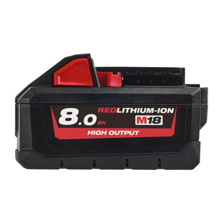 New Milwaukee M18 Redlithium-Ion High Output 8.0Ah Battery Pack 18v 1y Warranty