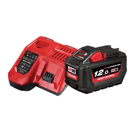 New Milwaukee M18 Redlithium-Ion High Output 12.0Ah Starter Pack 18v 1y Warranty