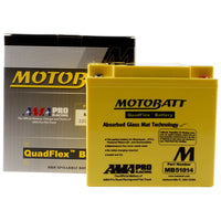 New MOTOBATT Quadflex AGM Battery #MB51814