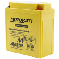 New MOTOBATT Quadflex AGM Battery #MB5U