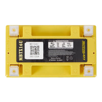 New MOTOBATT Quadflex AGM Battery #MBTX16U