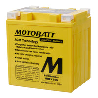 New MOTOBATT Quadflex AGM Battery #MBTX30U