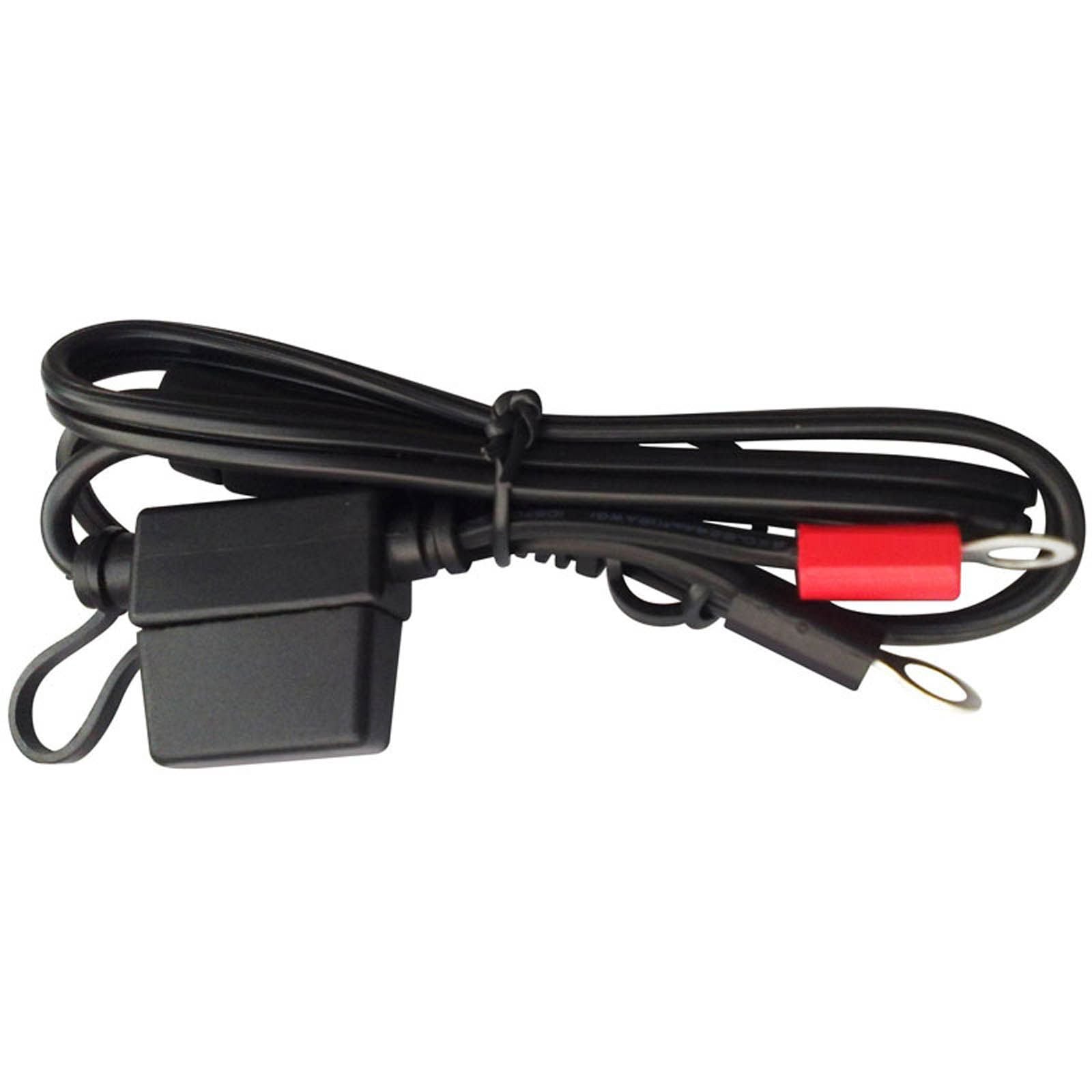 New MOTOBATT Charger Cable Lead 18AWG 60CM' Ring Term 8mm #MBZCCRT8