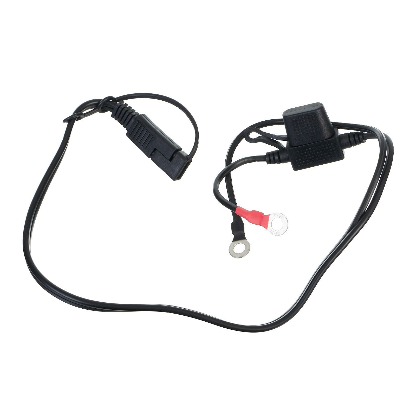 New MOTOBATT Charger Cable Lead 18AWG 53CM' Ring Term 6mm #MBZCCRT