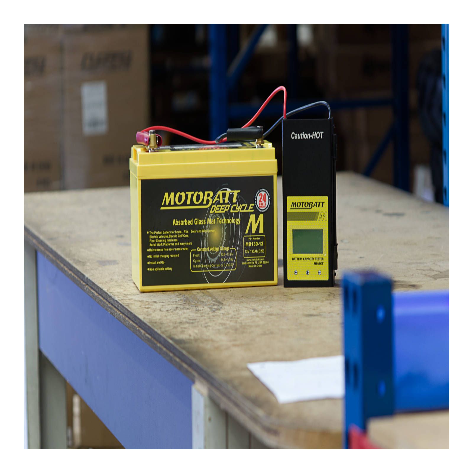 New MOTOBATT Battery Capacity Tester #MBZTBCT