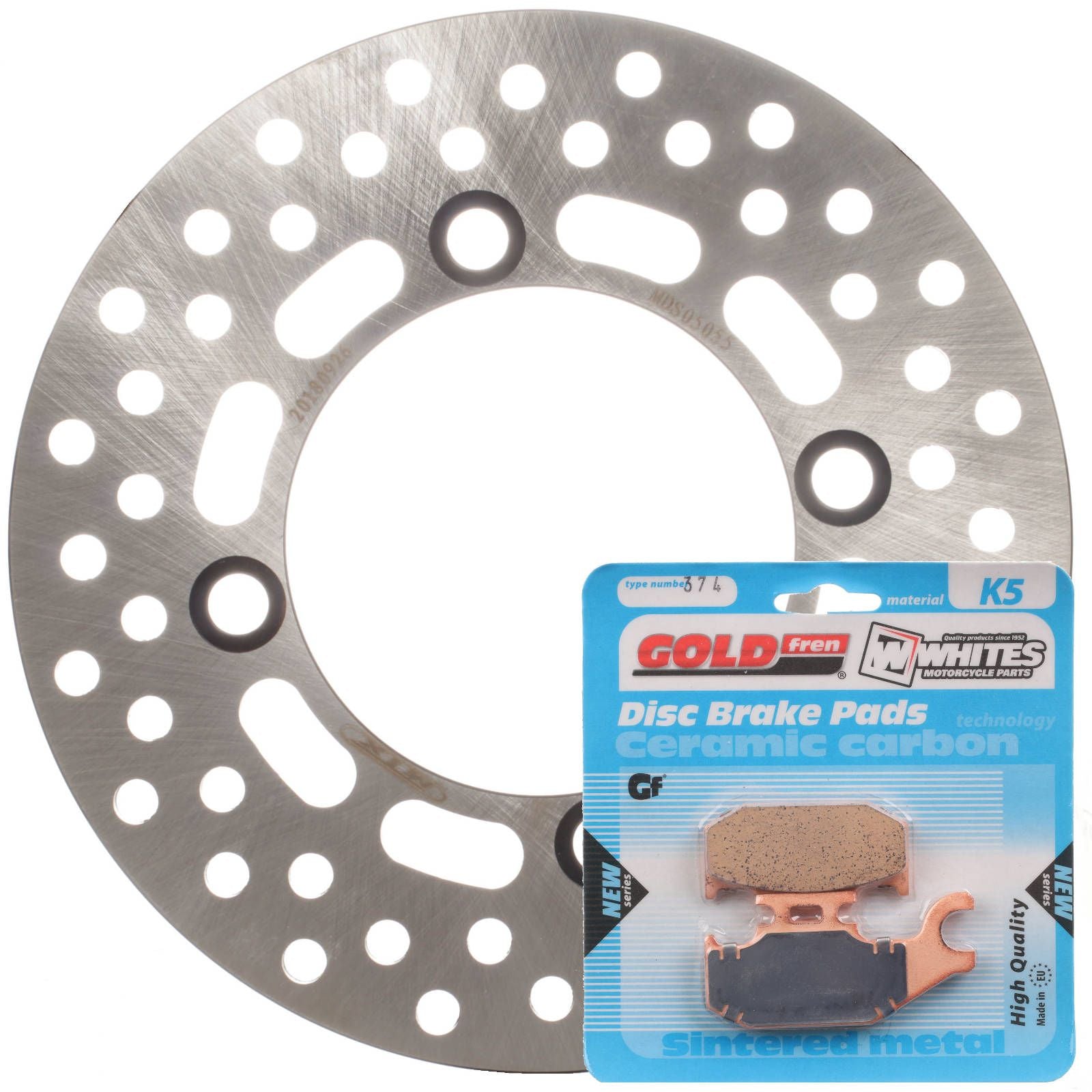MTX Brake Disc & Pad Kit-Front Right For Suzuki LTA500 AXI 2014-2018 #MDKF05009R