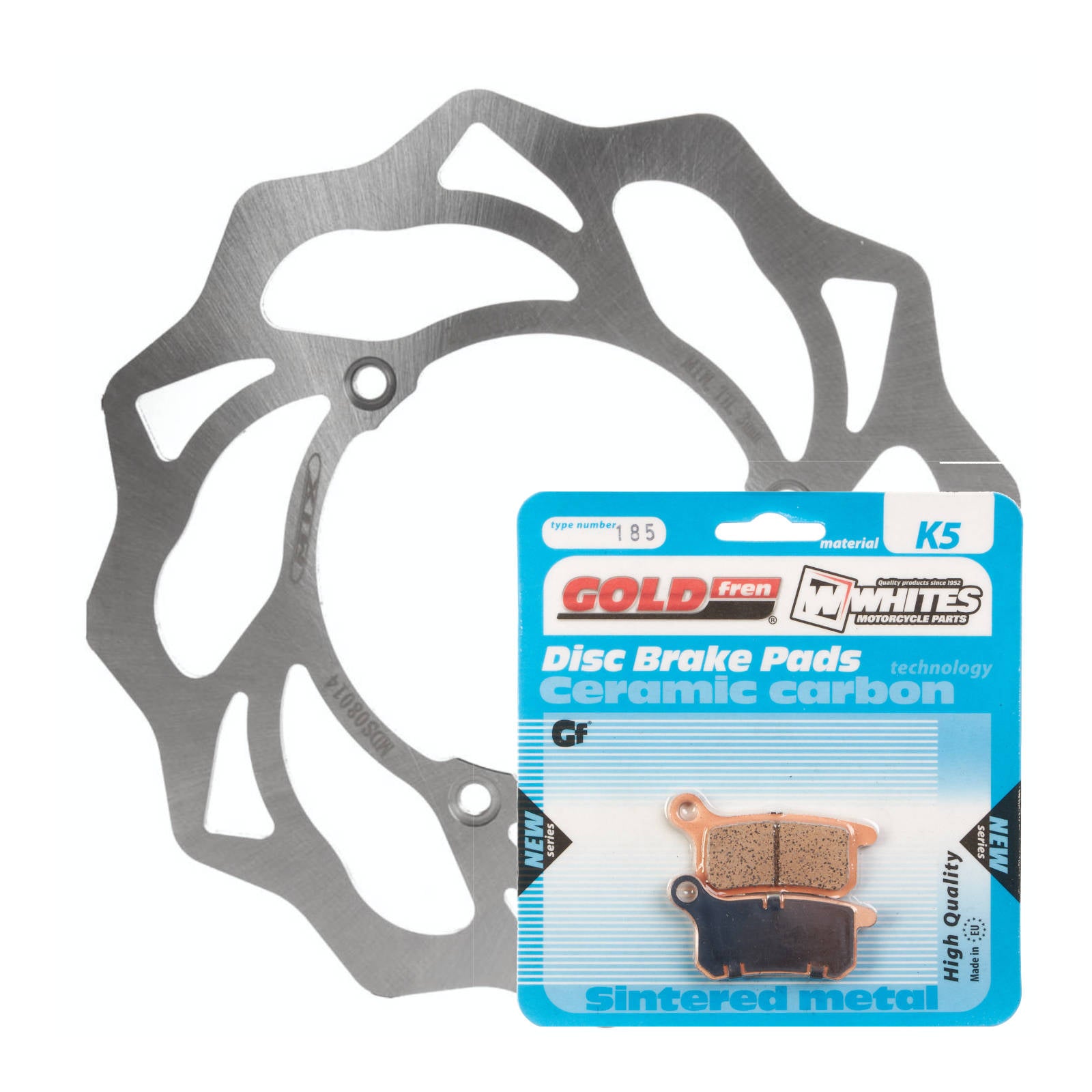 MTX & GOLDFREN Brake Disc & Pad Kit - Front For KTM 65 SX 2004-2019 #MDKF08018 | Australian Moto Spares