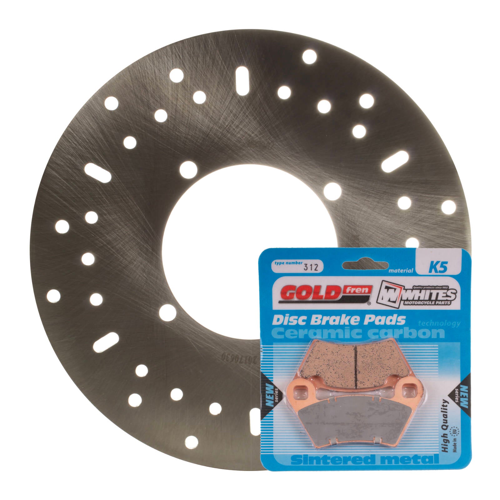 MTX & GOLDFREN Brake Disc & Pad Kit-Front For Polaris Ranger 570 MID SIZE 14-17 | Australian Moto Spares