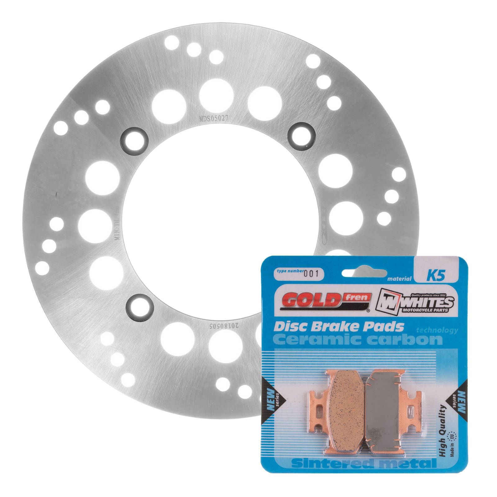 New MTX Brake Disc & Pad Kit - Rear For Suzuki DR650SE 1996-2020 #MDKR05010