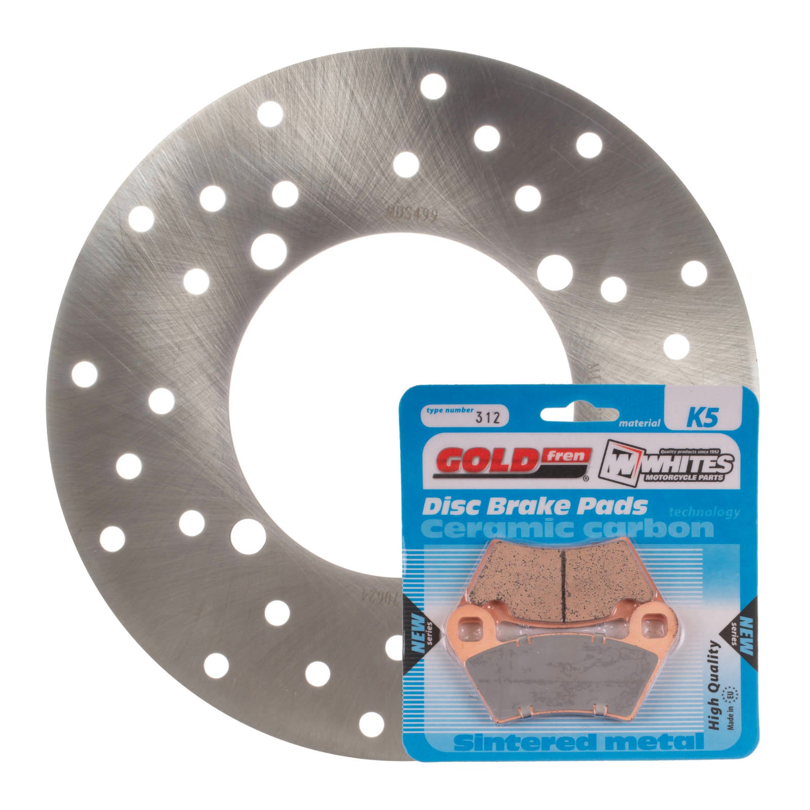 MTX & GOLDFREN Brake Disc & Pad Kit-Rear For Polaris Ranger 570 MID SIZE 2014-21 | Australian Moto Spares