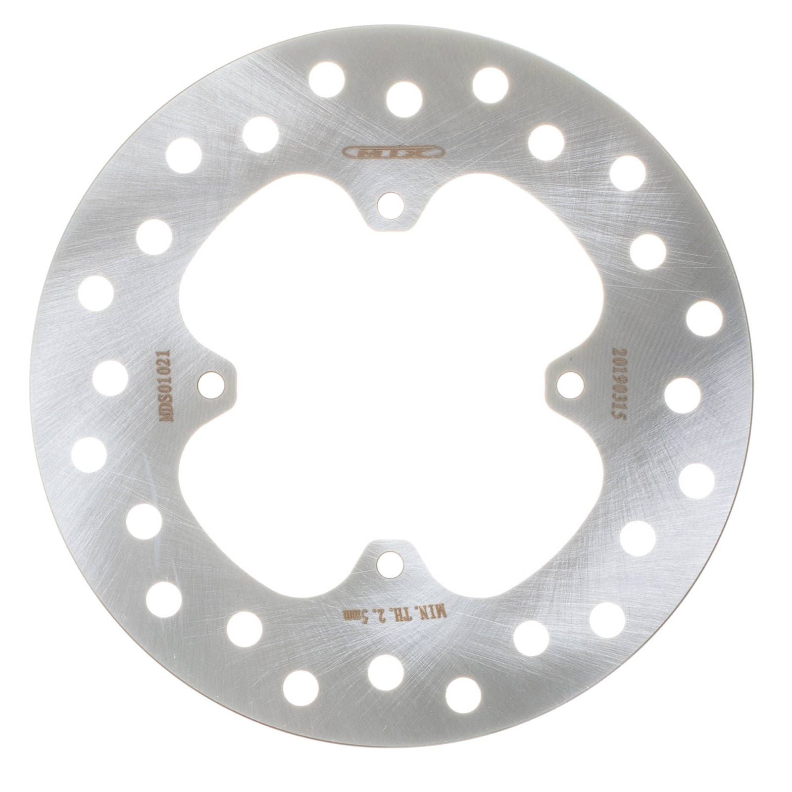 New MTX Brake Disc Rotor Solid Type - Rear #MDS01021 | Australian Moto Spares