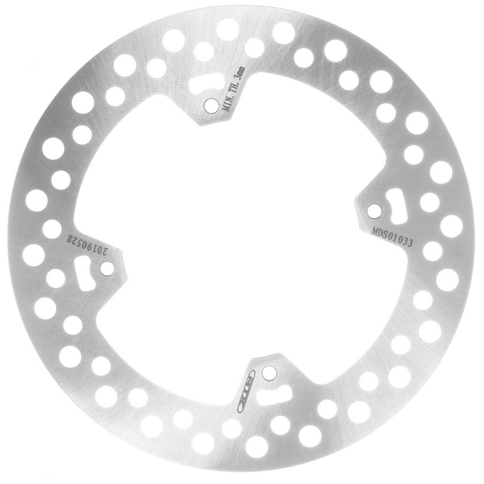New MTX Brake Disc Rotor Solid Type - Rear #MDS01033 | Australian Moto Spares
