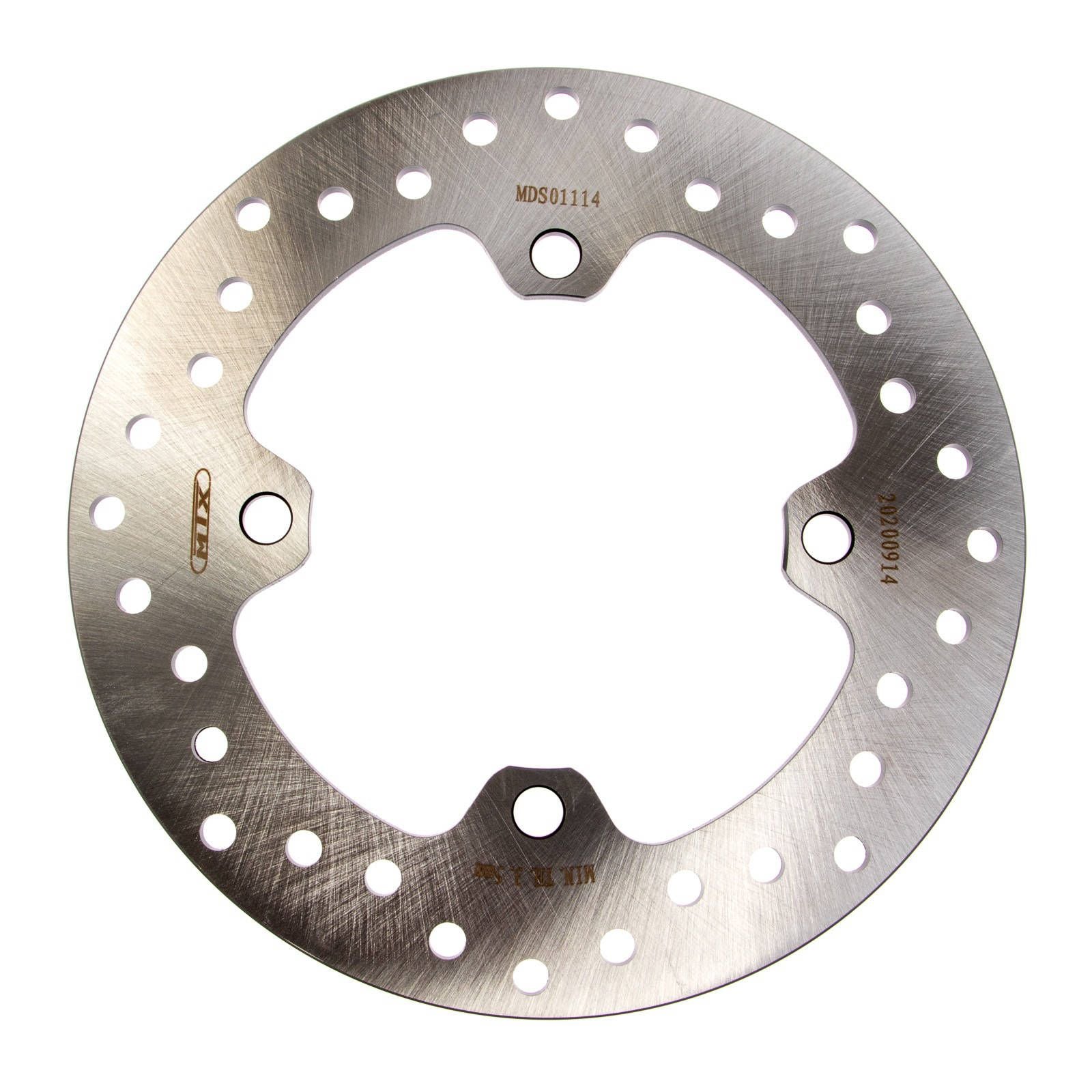 New MTX Brake Disc Rotor Solid Type - Front / Rear #MDS01114 | Australian Moto Spares