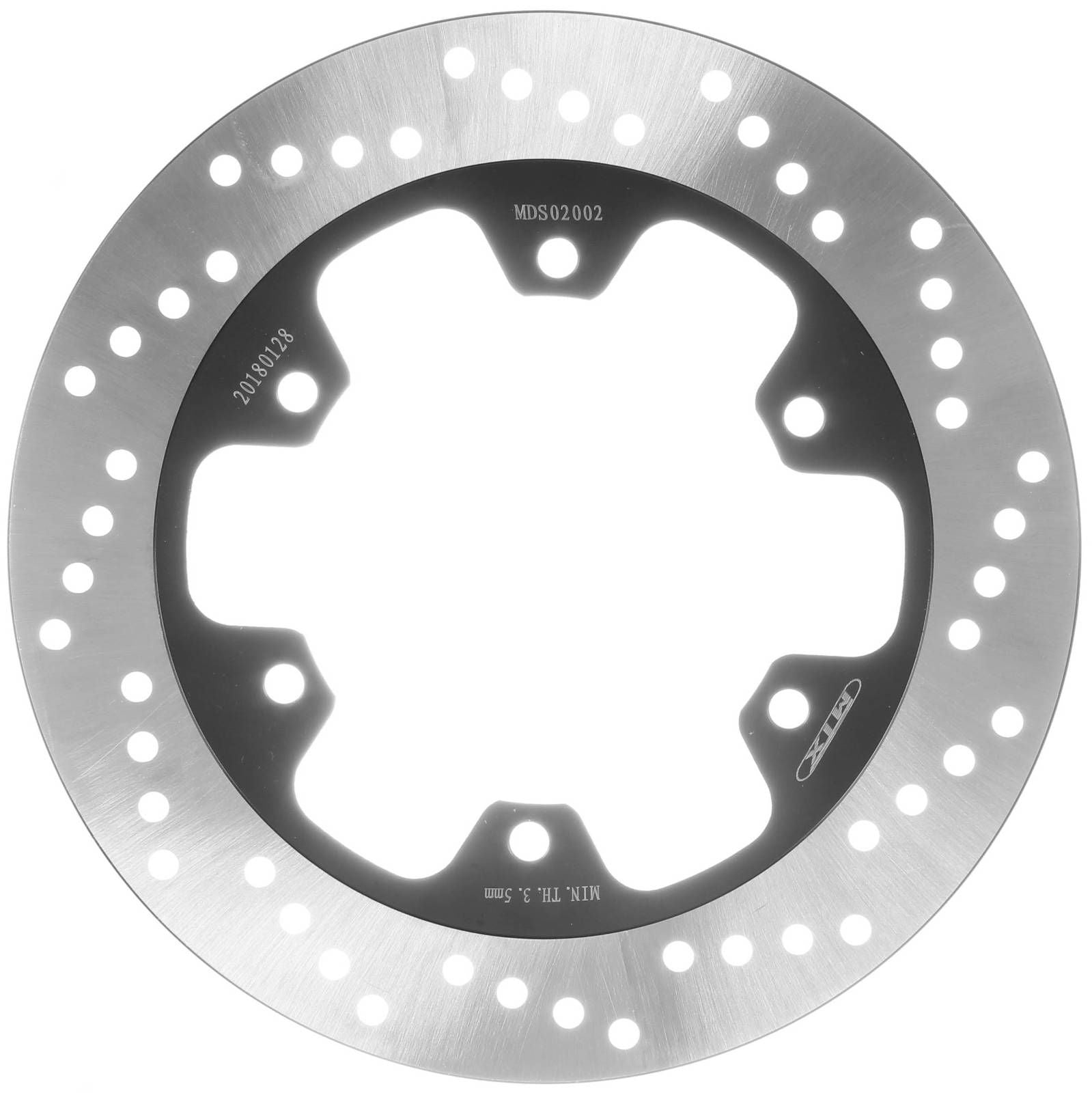 New MTX Brake Disc Rotor Solid Type - Rear #MDS02002 | Australian Moto Spares