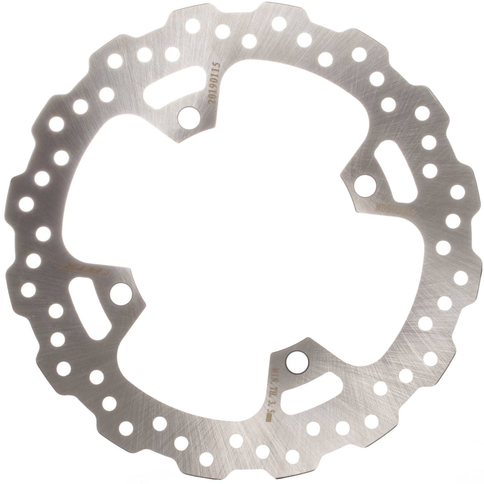 New MTX Brake Disc Rotor Solid Type - Rear #MDS03016 | Australian Moto Spares