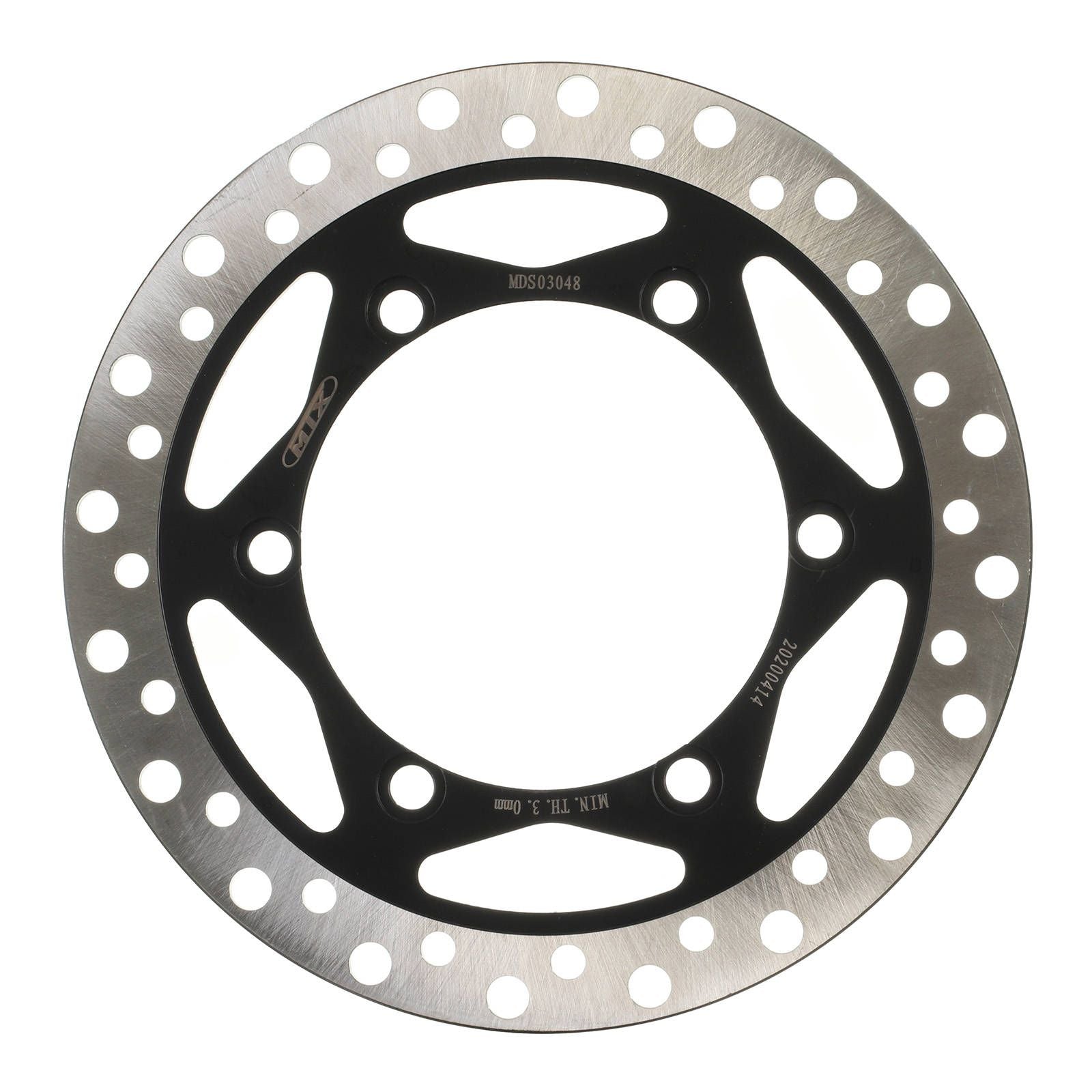 New MTX Brake Disc Rotor Solid Type - Front Left #MDS03048 | Australian Moto Spares