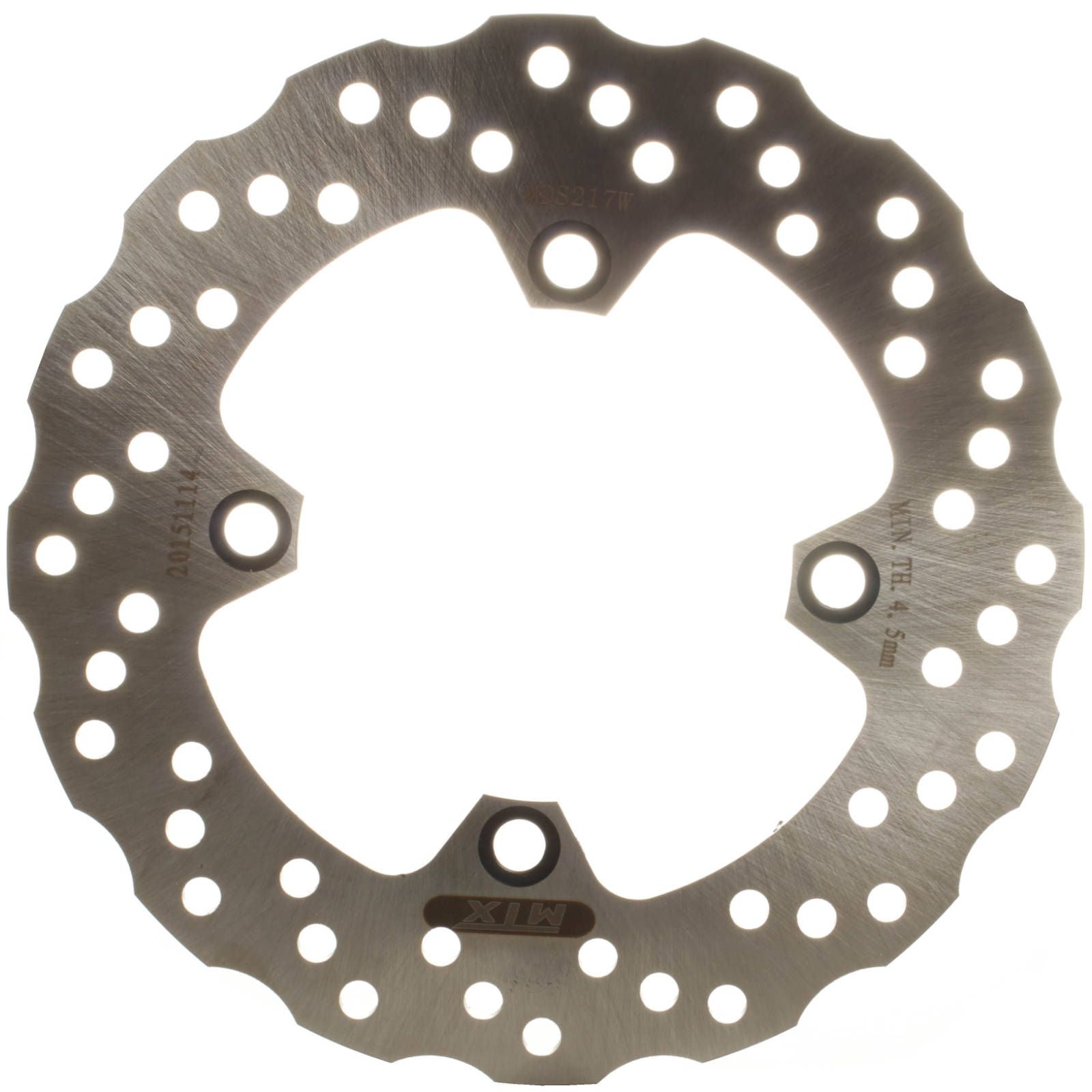 New MTX Brake Disc Rotor Solid Type - Rear #MDS03054 | Australian Moto Spares