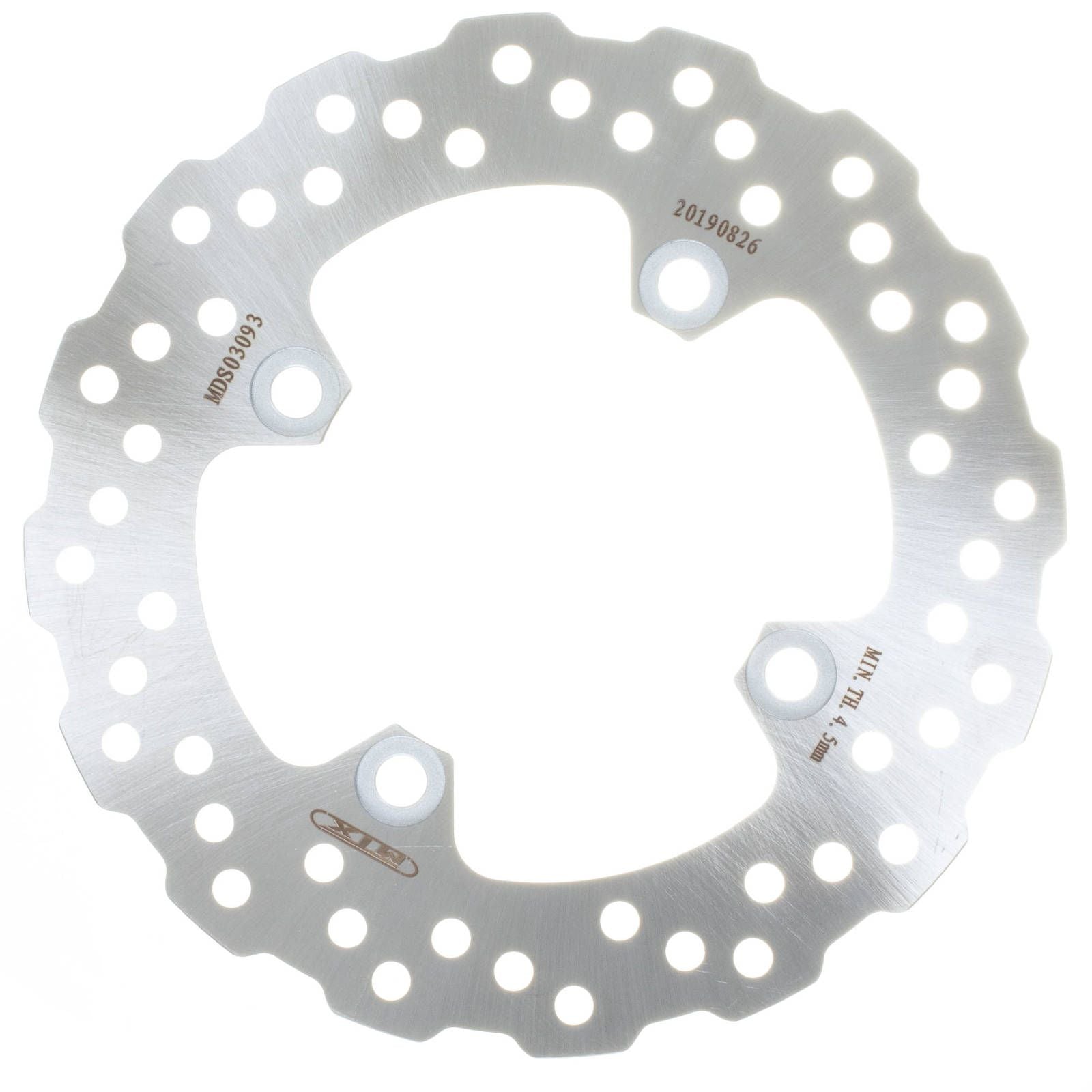 New MTX Brake Disc Rotor Solid Type - Rear #MDS03093 | Australian Moto Spares