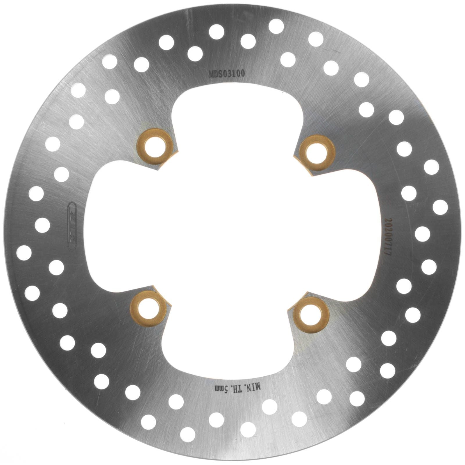 New MTX Brake Disc Rotor Solid Type - Rear #MDS03100 | Australian Moto Spares