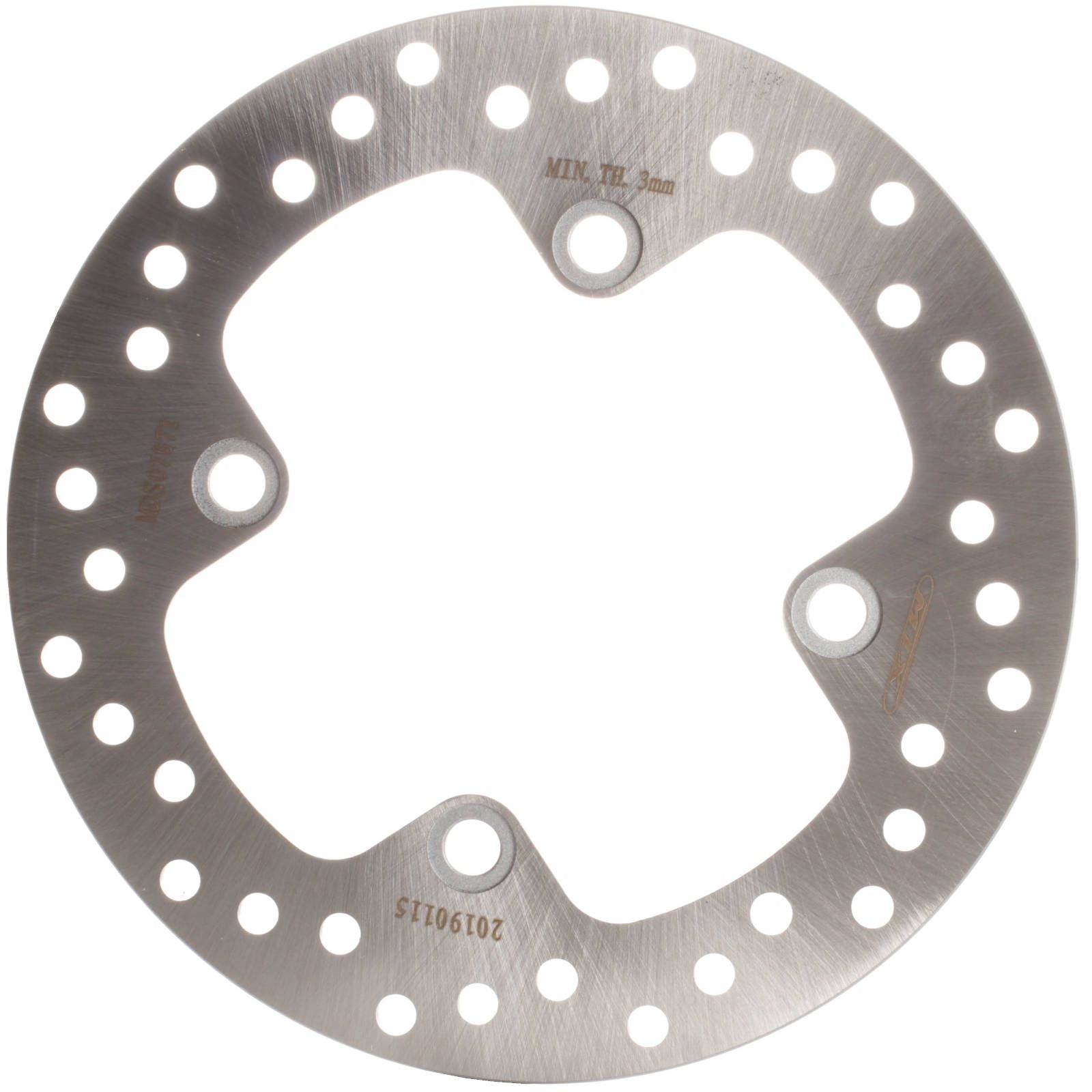 New MTX Brake Disc Rotor Solid Type - Rear #MDS07071 | Australian Moto Spares