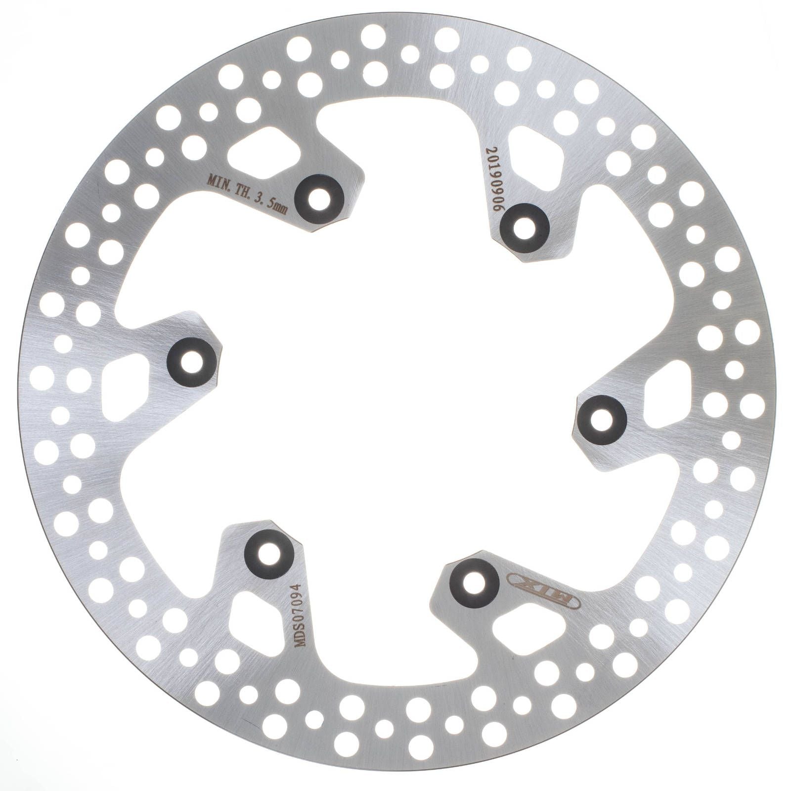 New MTX Brake Disc Rotor Solid Type - Rear #MDS07094 | Australian Moto Spares