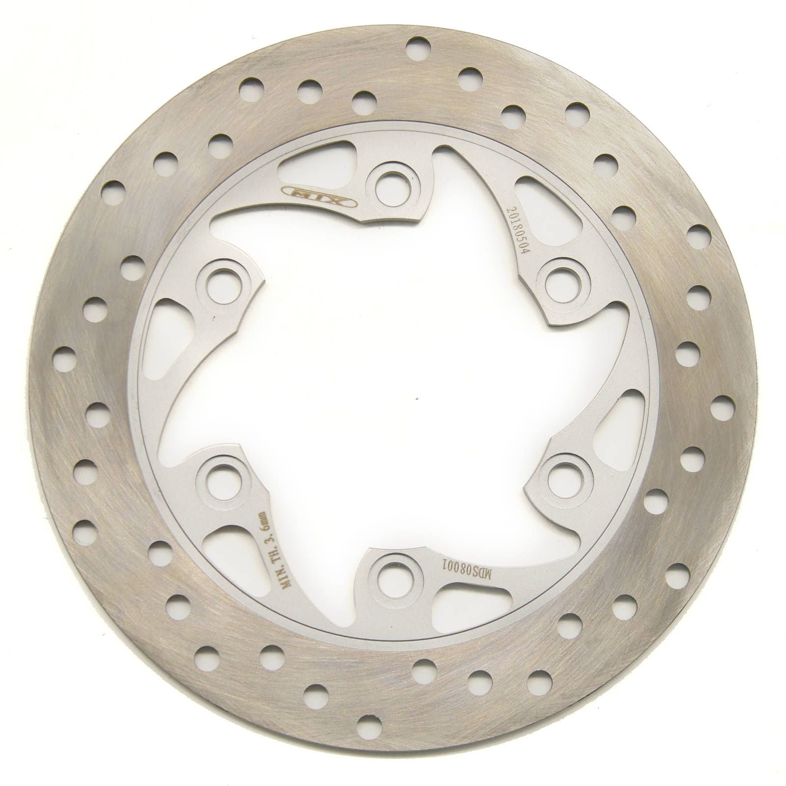 New MTX Brake Disc Rotor Solid Type - Rear #MDS08001 | Australian Moto Spares