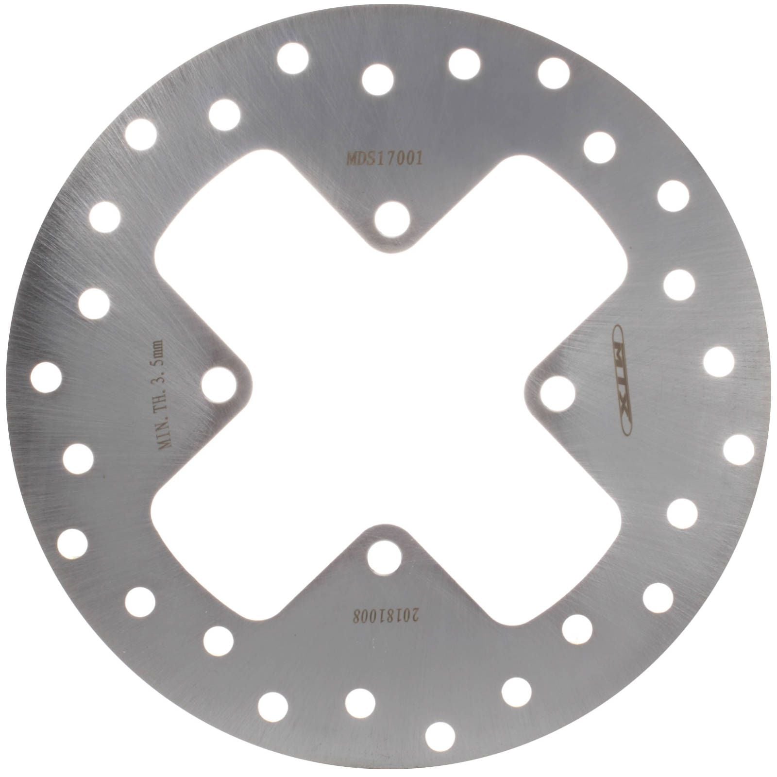 New MTX Brake Disc Rotor Solid Type - Front Left / Right #MDS17001 | Australian Moto Spares