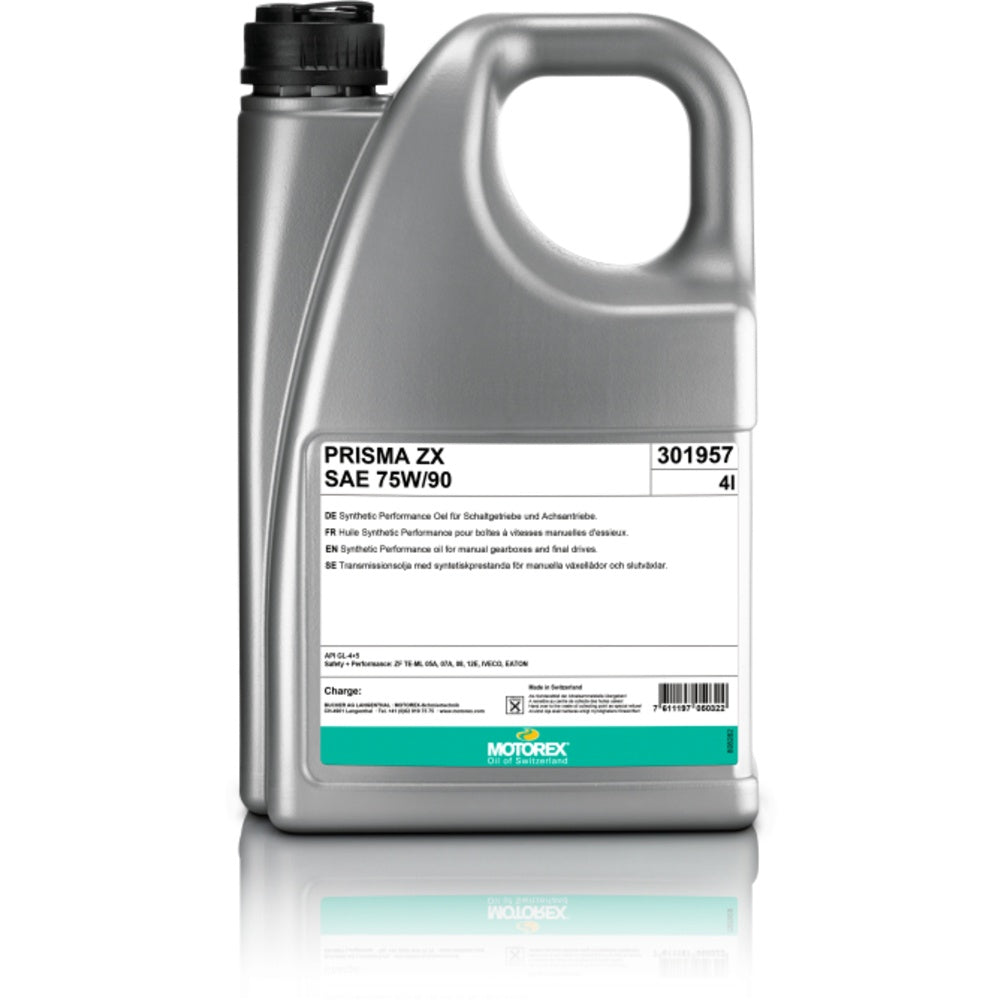 New MOTOREX Prisma ZX 75W90 - 4 Litre - Same as MPSF75/904 MPZX75/904
