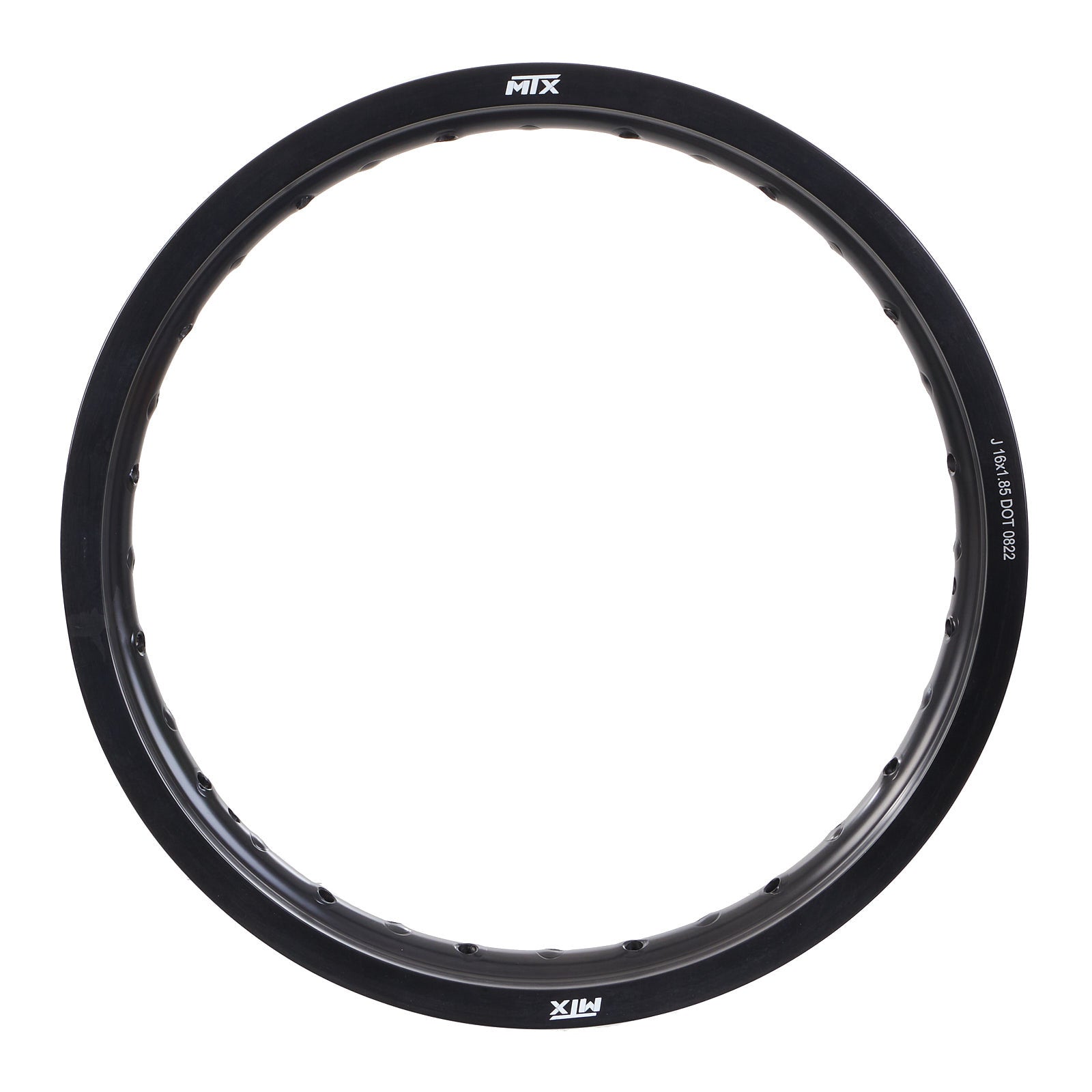 MTX PARTS Motorcycle MTX Rim 7075 T6 Alloy - 16x1.85 32H - Black #MRRIM1618532B1 | Australian Moto Spares