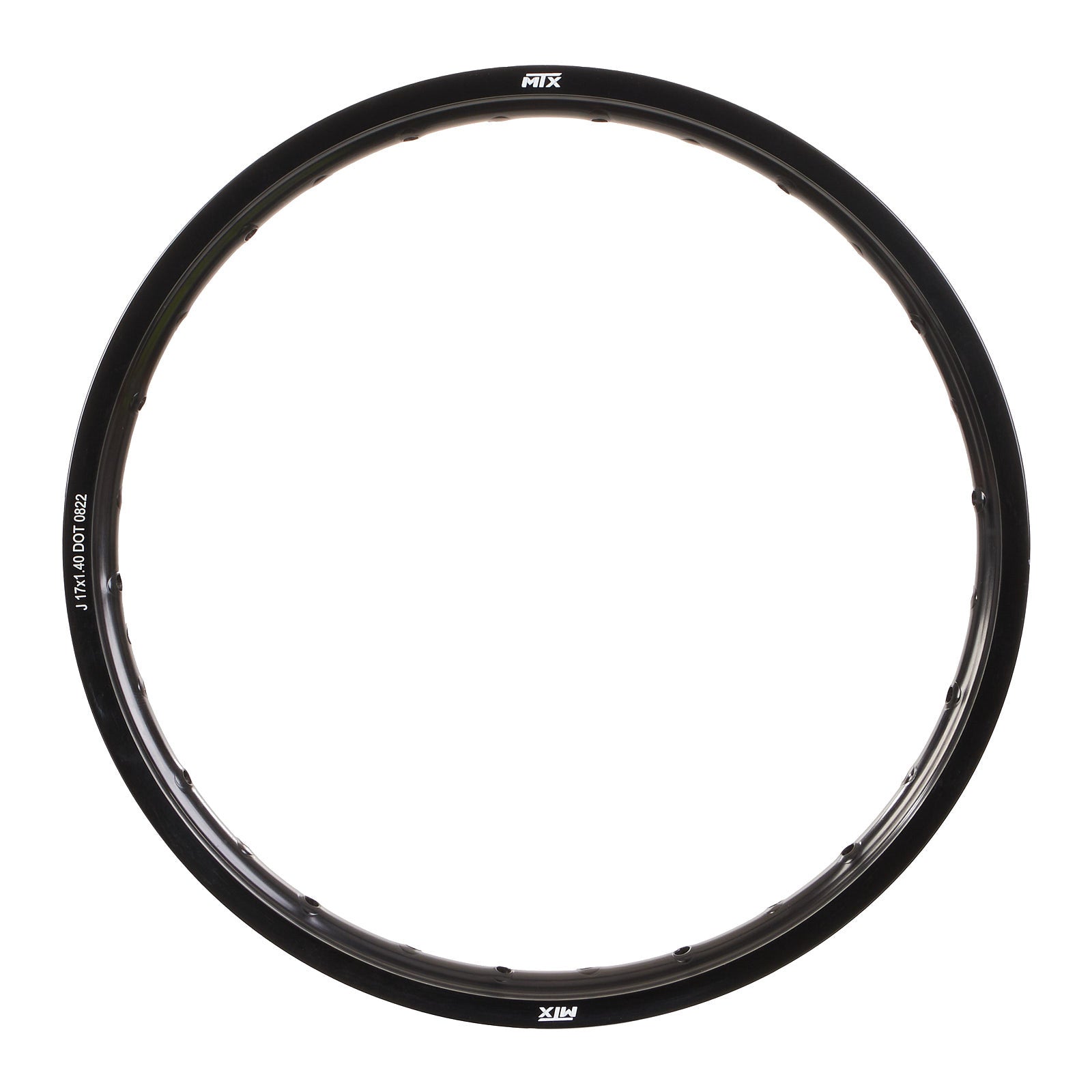 MTX PARTS Motorcycle MTX Rim 7075 T6 Alloy - 17x1.40 28H - Black #MRRIM1714028B1 | Australian Moto Spares