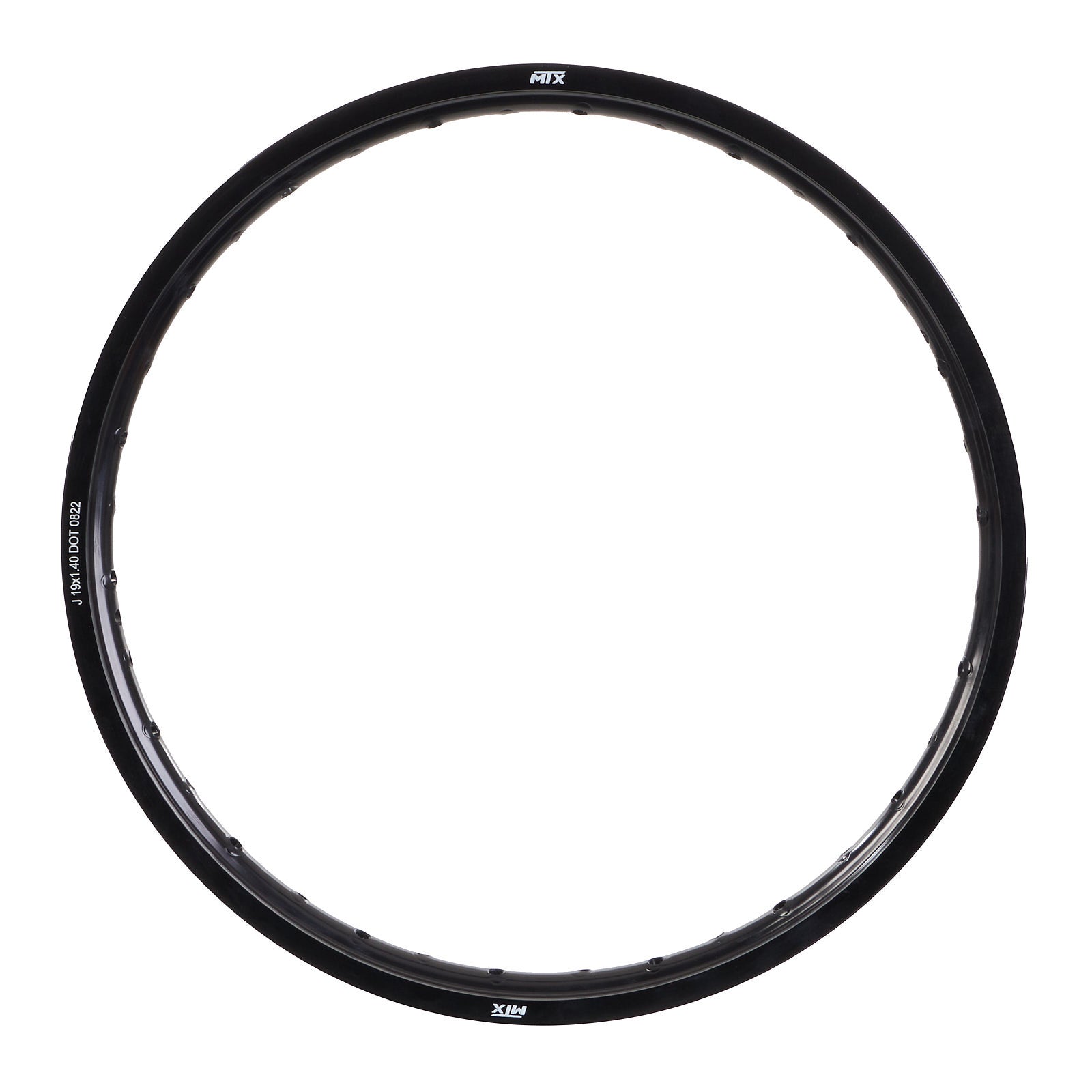 MTX PARTS Motorcycle MTX Rim 7075 T6 Alloy - 19x1.40 36H - Black #MRRIM1914036B1 | Australian Moto Spares