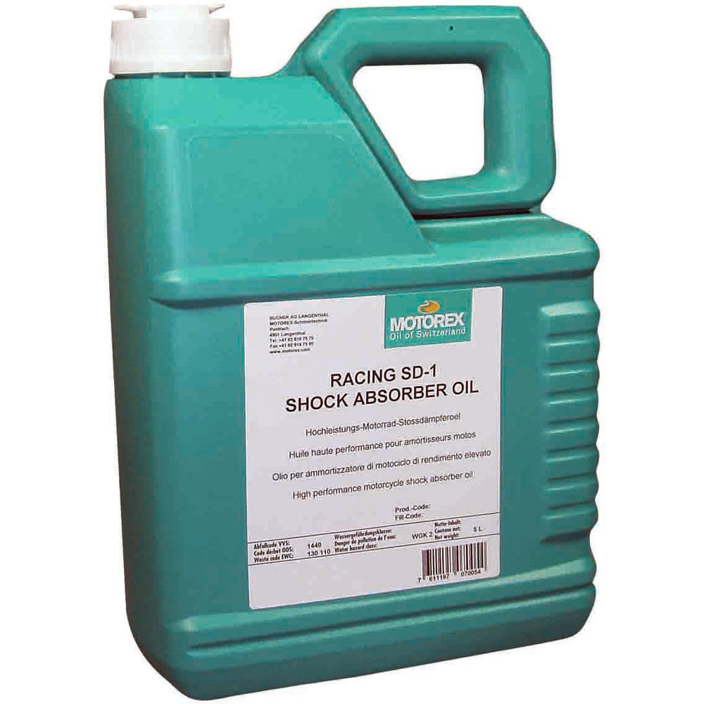 New MOTOREX Shock Fluid Racing SD-1 - 5 Litre For HUSQVARNA TE400, SM400R MRSD-1