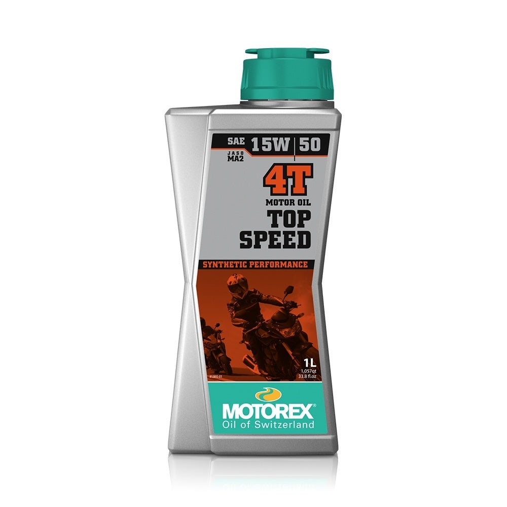 New MOTOREX Engine Oil Top Speed MC 4T 15W50 - 1 Litre For BMW MTO15501