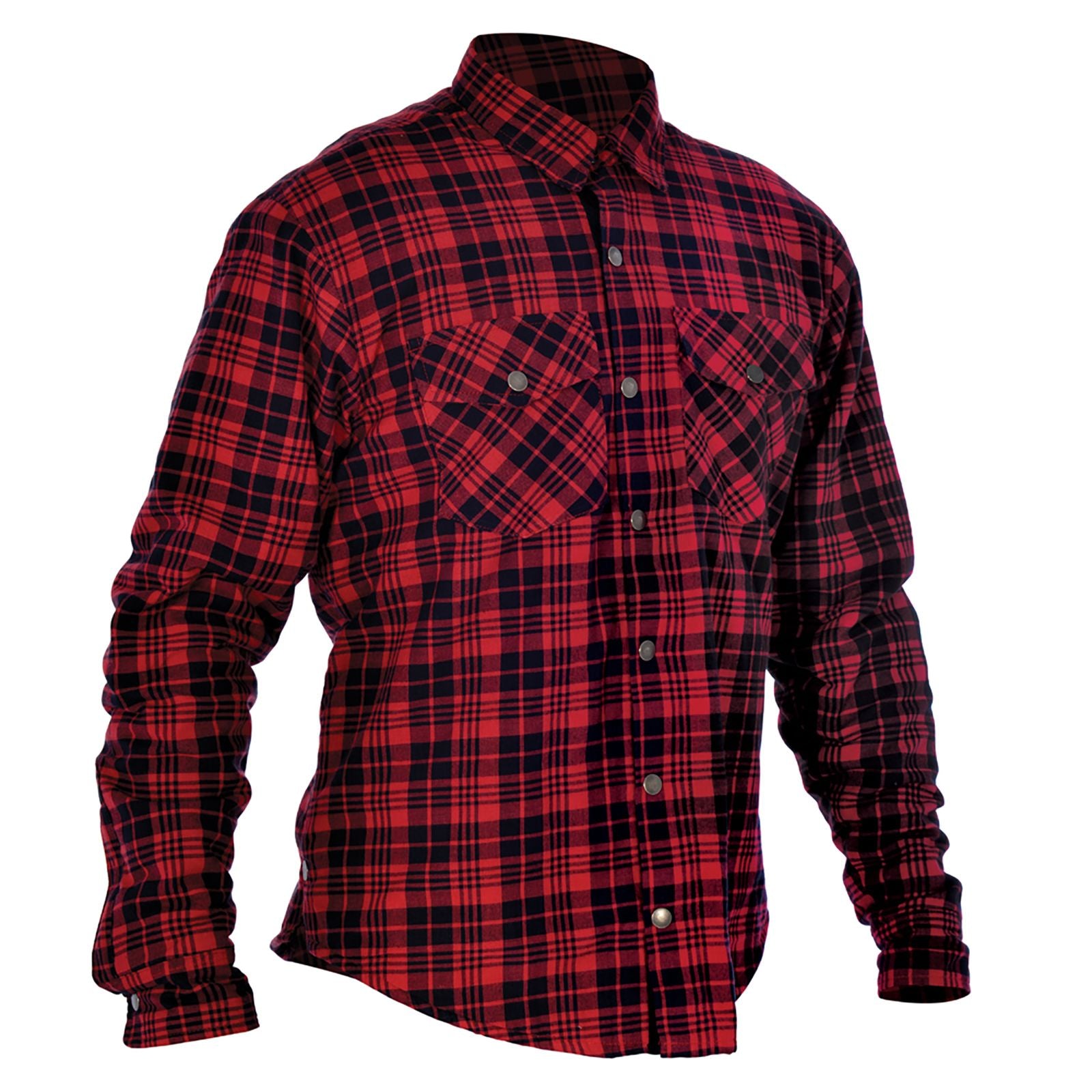 New OXFORD Kickback Shirt Check Red / Black - XL #OXAS17RBXL