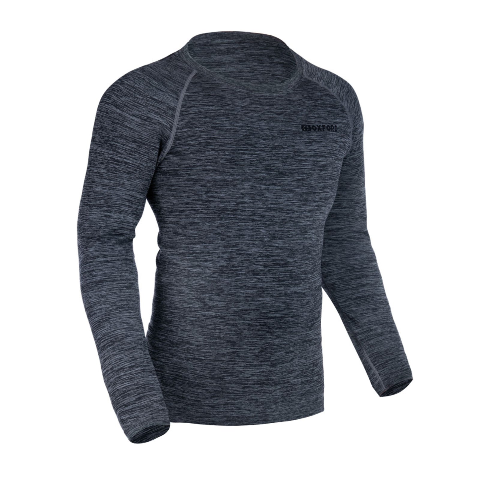OXFORD Advanced Base Layer MS Thermal Top Charcoal Small-Medium #OXLA214101SM