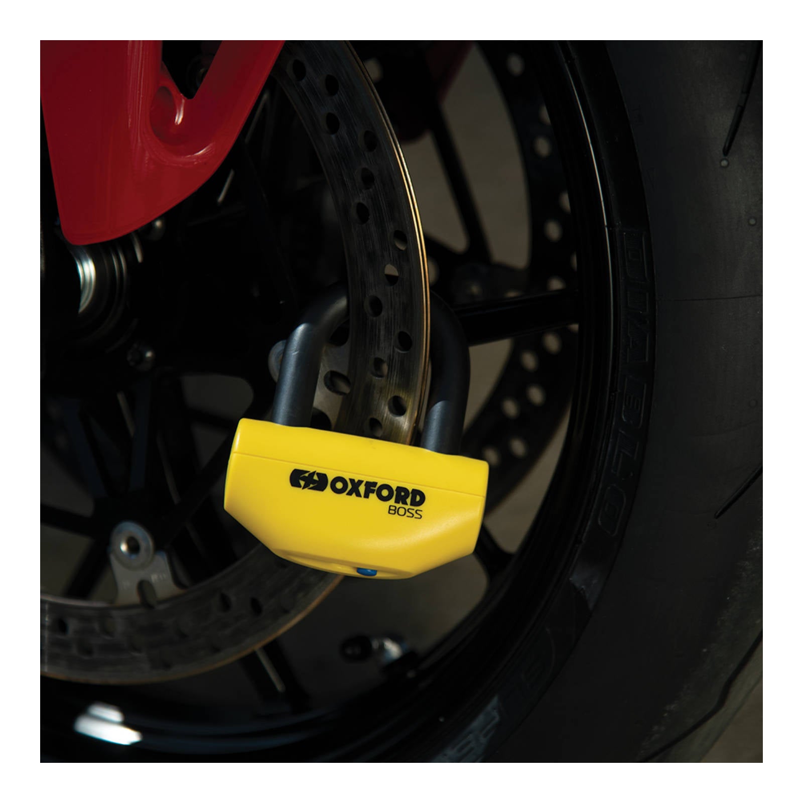 New OXFORD Boss 12.7mm Disc Lock Yellow #OXOF39