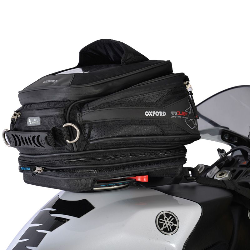New OXFORD Tank Bag Quick-Release Q15R - Black #OXOL216