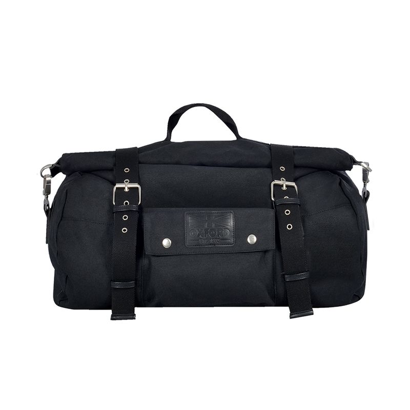 New OXFORD Roll Bag Heritage 30L - Black #OXOL560 | Australian Moto Spares