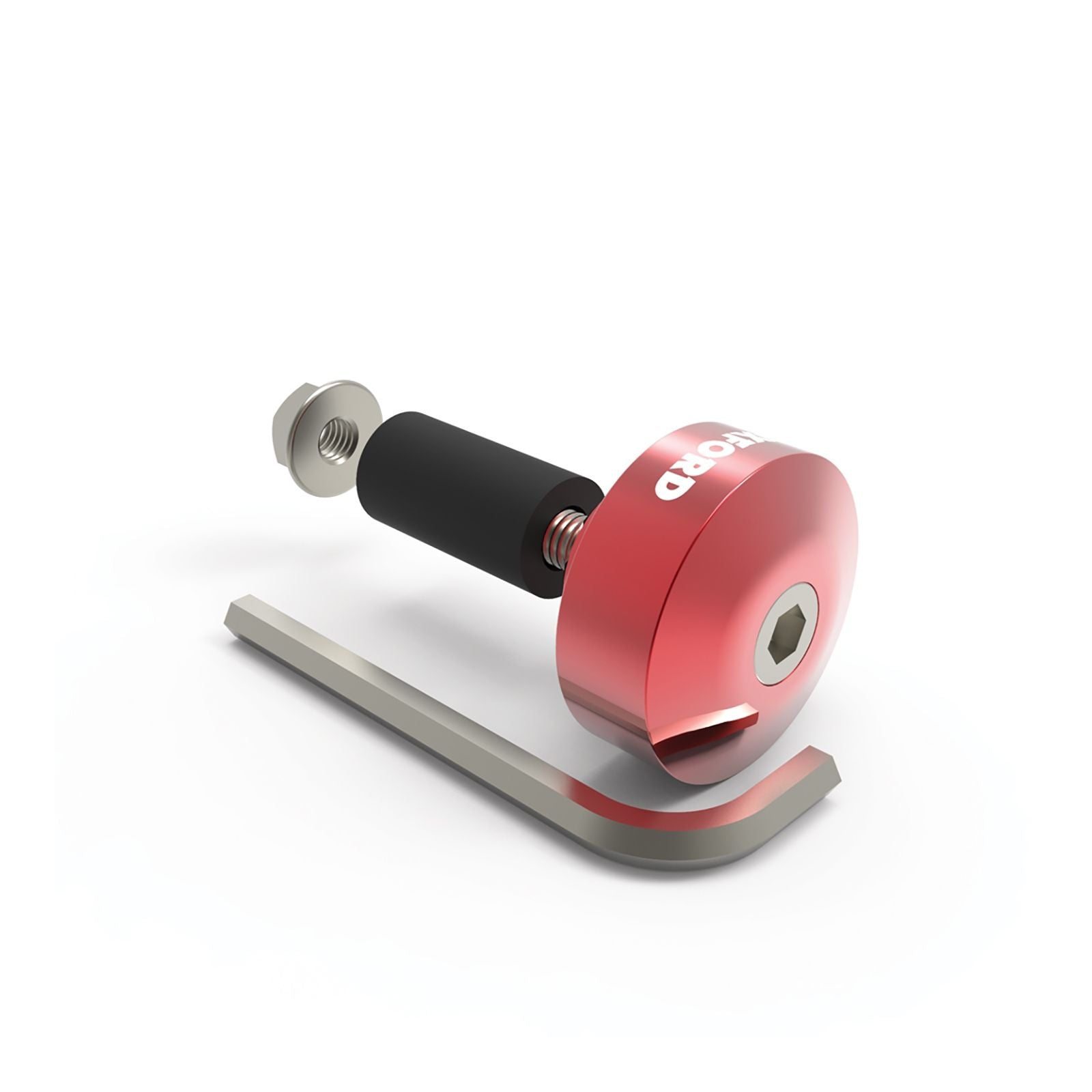 New OXFORD Handlebar Bar Ends - Red #OXOX590