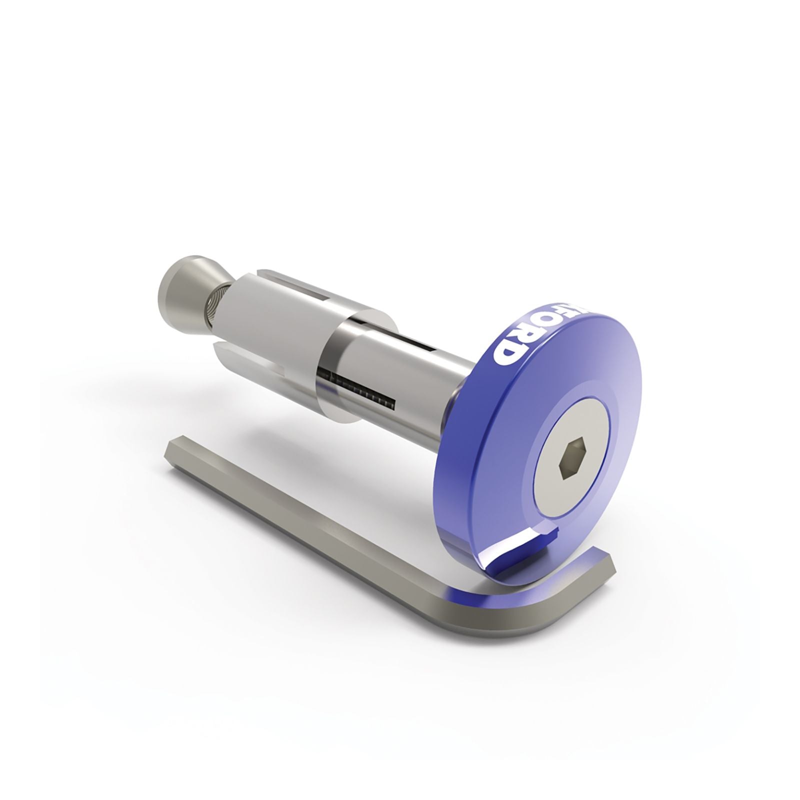 New OXFORD Handlebar Bar Ends 2 Blue Anodised #OXOX596