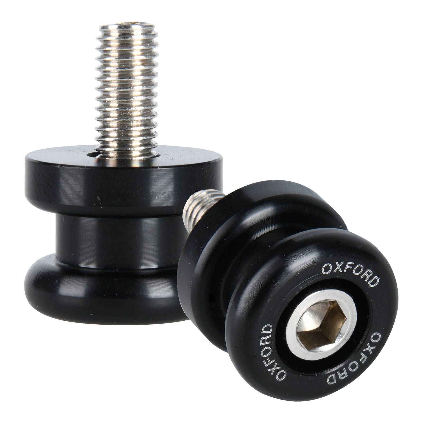 New OXFORD Stand Bobbins M12 1.25 Thread - Black #OXOX785