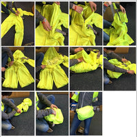 New OXFORD Rainseal Rain Suit - Black - 4XL #OXRM3004XL