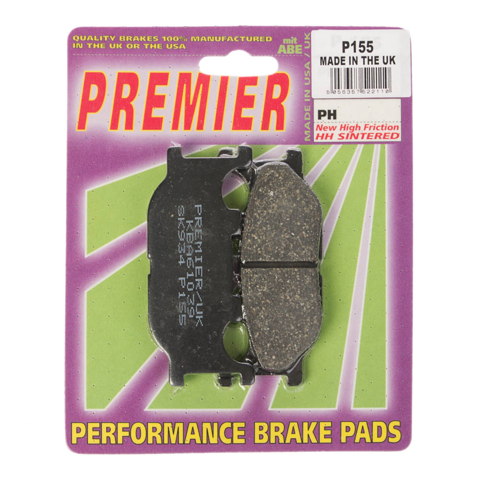 New PREMIER Brake Pads - P Organic Standard #PBP155