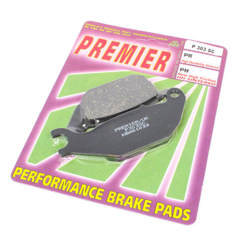 New PREMIER Brake Pads - P-Sc Organic Scooter #PBP303SC