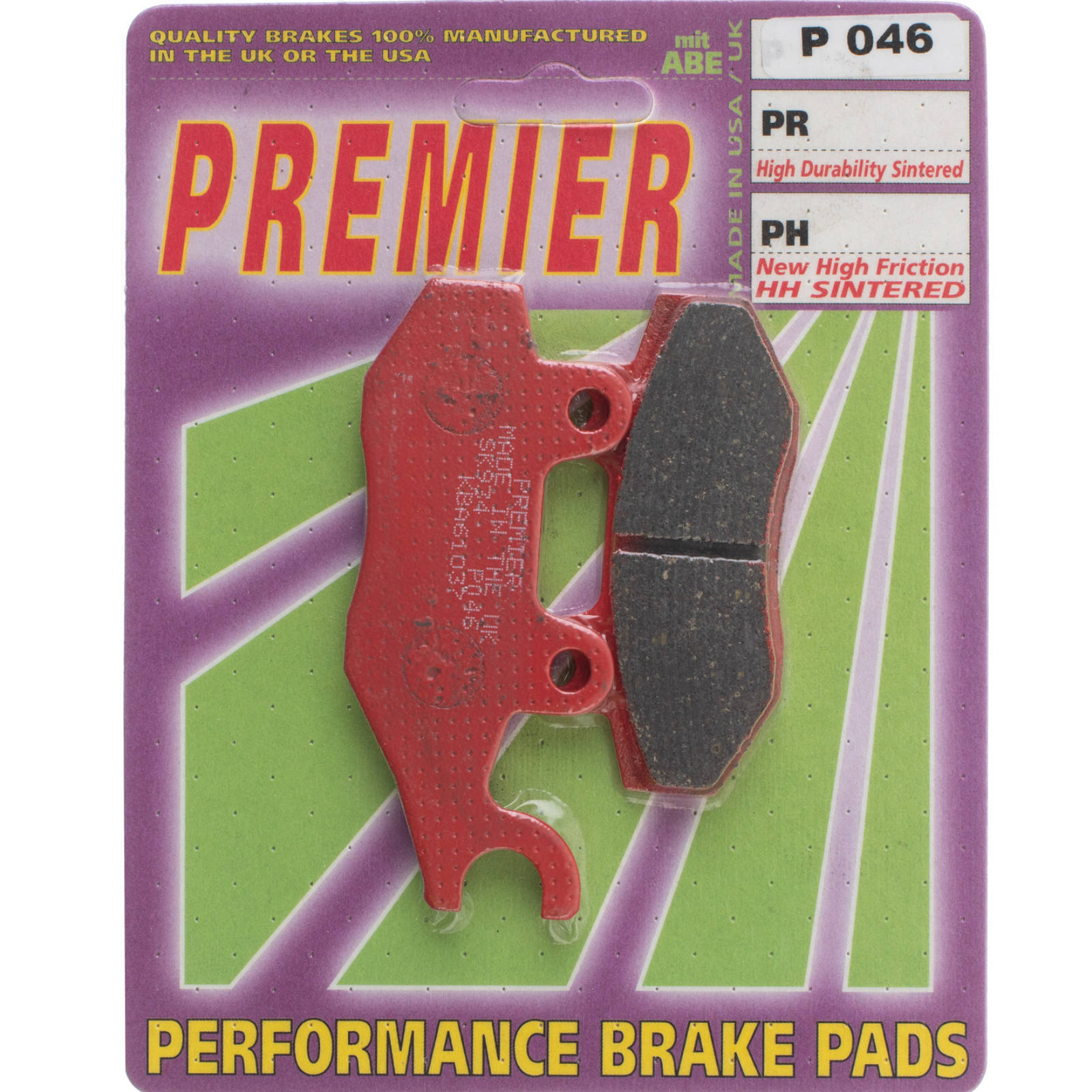 New PREMIER Brake Pads - P Organic Standard #PBP46